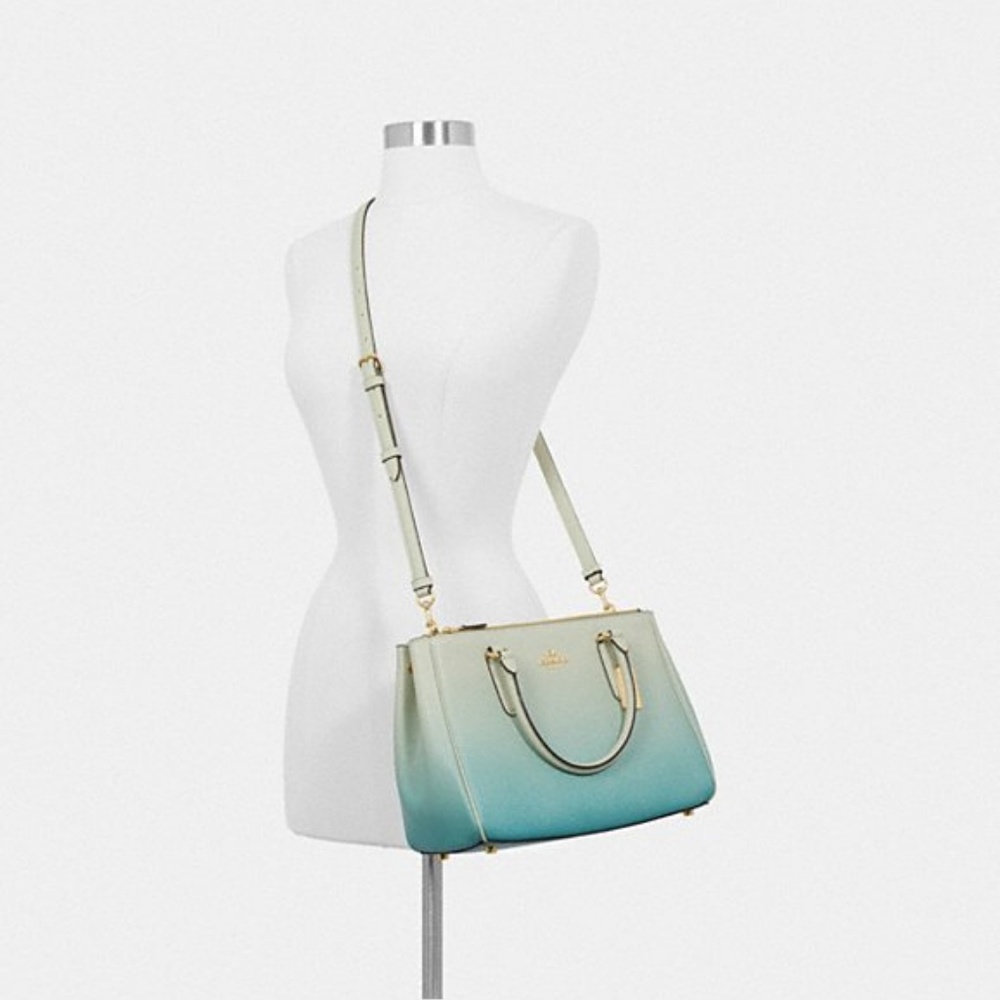 NWT Coach Surrey Ombre CarryAll Satchel&Wallet - Picture 5 of 5